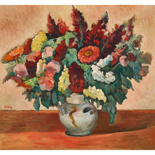 ALFREDO CINI : Blumenbouquet (DOBIASCHOFSKY AUKTIONEN AG)