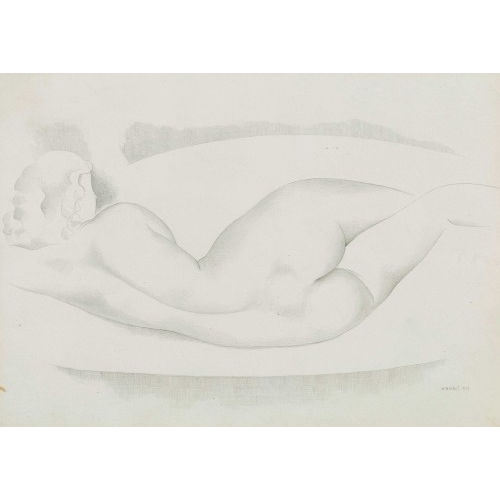 GUSTAVE BUCHET : Liegende (DOBIASCHOFSKY AUKTIONEN AG)