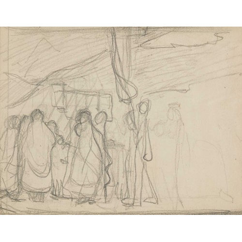 REN� AUBERJONOIS : 'Procession en Valais' (DOBIASCHOFSKY AUKTIONEN AG)