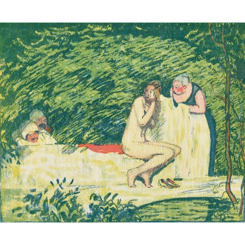EMIL CARDINAUX : Susanna nach dem Bade (DOBIASCHOFSKY AUKTIONEN AG)