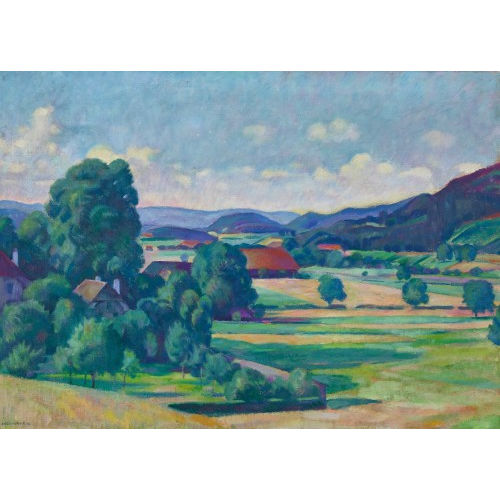 EMIL CARDINAUX : 'Sahligut bei Muri' (DOBIASCHOFSKY AUKTIONEN AG)