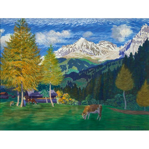 WALDEMAR THEOPHIL FINK : 'Adelboden' (DOBIASCHOFSKY AUKTIONEN AG)