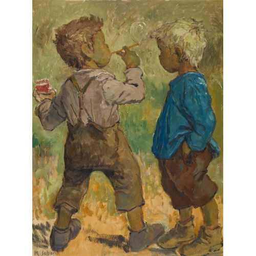 KARL SCHENK : Die Seifenblase (DOBIASCHOFSKY AUKTIONEN AG)