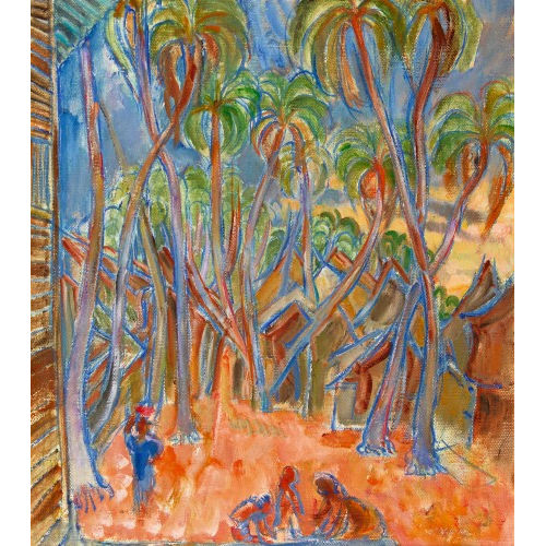 THEO (AUCH THEOMEIER) MEIER : Balinesische Landschaft (DOBIASCHOFSKY AUKTIONEN AG)