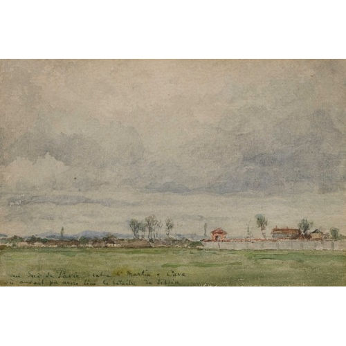 ALBERT ANKER : Landschaft bei Pavia (DOBIASCHOFSKY AUKTIONEN AG)