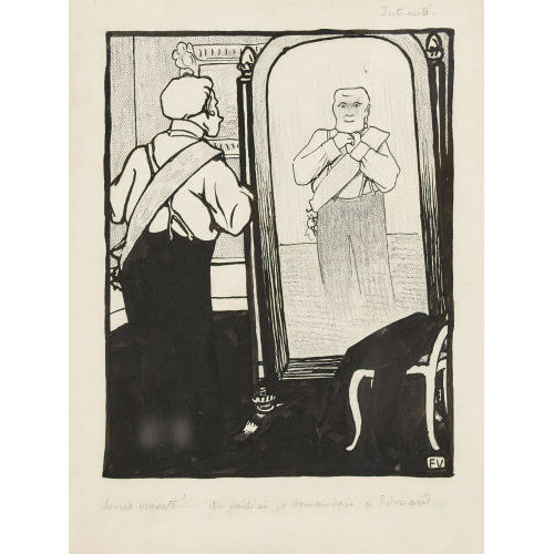 F�LIX VALLOTTON : 'Sacr�e cravate' (DOBIASCHOFSKY AUKTIONEN AG)