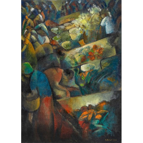 GUSTAVE BUCHET : 'Le march�' (DOBIASCHOFSKY AUKTIONEN AG)