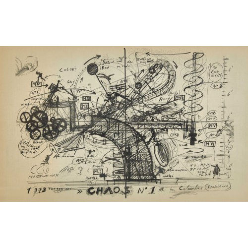 JEAN TINGUELY : 'Chaos Nr. 1' (DOBIASCHOFSKY AUKTIONEN AG)