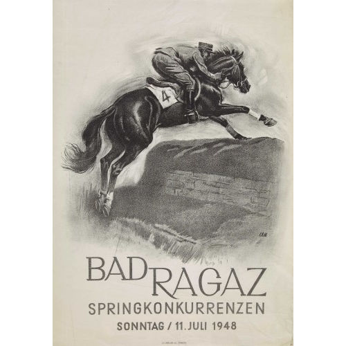 IWAN EDWIN HUGENTOBLER : 'Bad Ragaz Springkonkurrenzen 1948' (DOBIASCHOFSKY AUKTIONEN AG)