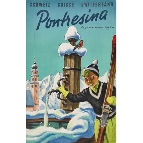 HUGO LAUBI : 'Pontresina' (DOBIASCHOFSKY AUKTIONEN AG)