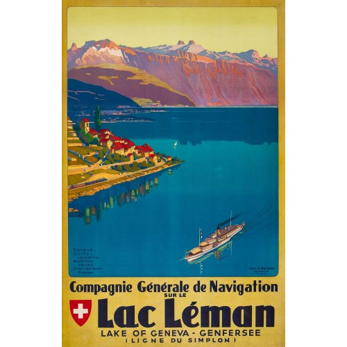 JOHANN EMIL (AUCH JEM) M�LLER : 'Lac L�man' (DOBIASCHOFSKY AUKTIONEN AG)