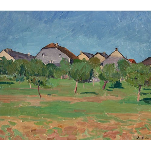 JOHN TORCAPEL : 'Maisons du village (Burtigny)' (DOBIASCHOFSKY AUKTIONEN AG)