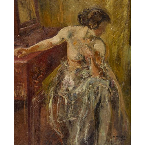 OTTO VAUTIER : 'Femme � la coiffeuse' (DOBIASCHOFSKY AUKTIONEN AG)