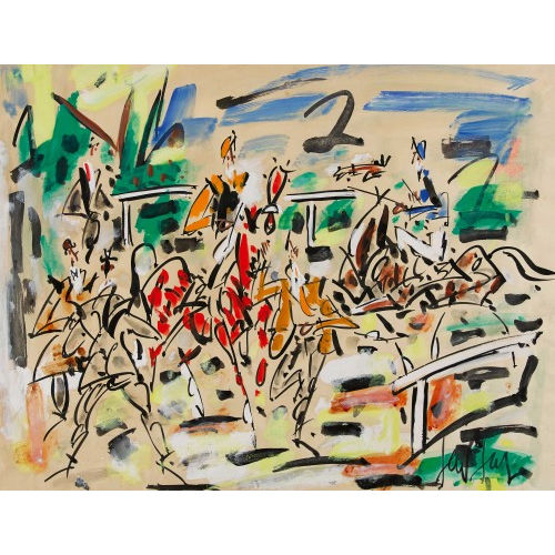 EUG�NE) GEN PAUL (EIGTL. PAUL : Les jockeys (DOBIASCHOFSKY AUKTIONEN AG)
