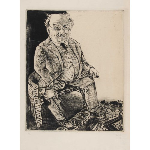 FRITZ EDUARD PAULI : 'Bildnis Prof. Dr. Arthur Weese' (DOBIASCHOFSKY AUKTIONEN AG)