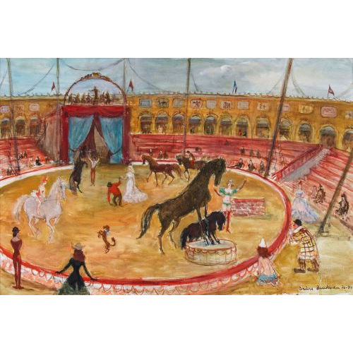 IRNE ZURKINDEN : In der Zirkusmanege (DOBIASCHOFSKY AUKTIONEN AG)