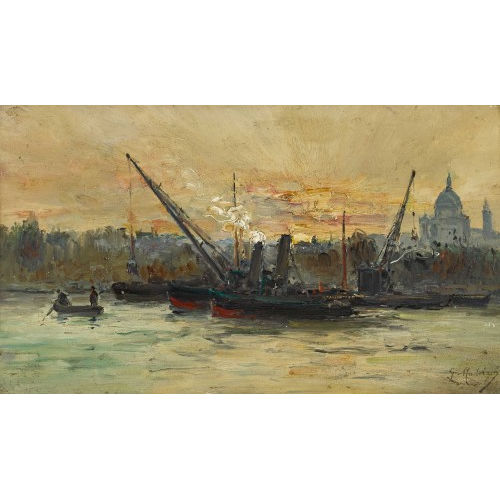GUSTAVE MADELAIN : Le port (DOBIASCHOFSKY AUKTIONEN AG)