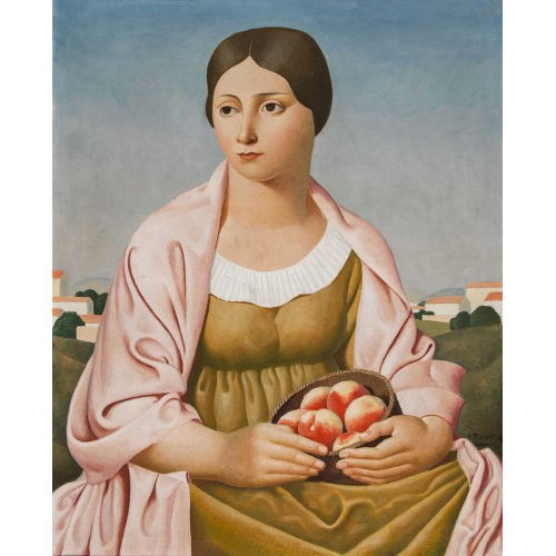 PAUL TH�OPHILE ROBERT : 'Fermi�re aux p�ches' (DOBIASCHOFSKY AUKTIONEN AG)