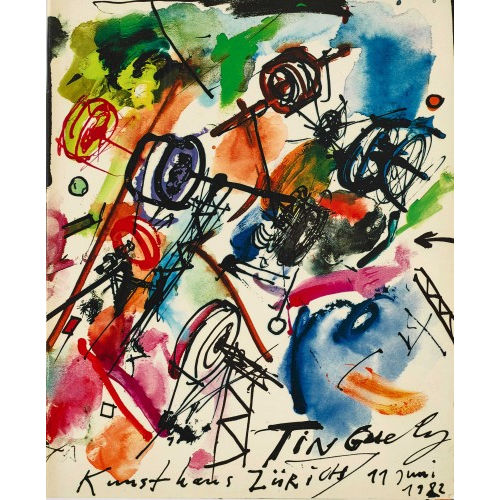 JEAN TINGUELY : 'Tinguely. Kunsthaus Z�rich 11. Juni bis 8. August 1982' (DOBIASCHOFSKY AUKTIONEN AG)