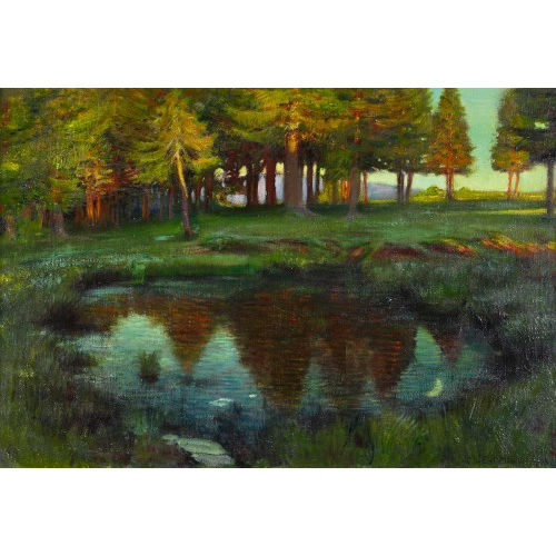 CHARLES L′EPLATTENIER : Petit lac dans la for�t (DOBIASCHOFSKY AUKTIONEN AG)