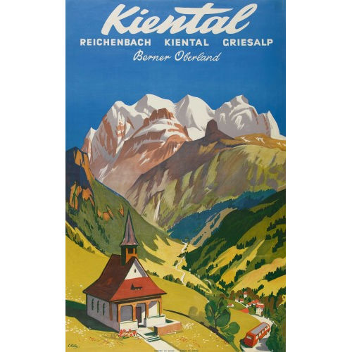 LOUIS KOLLER : 'Kiental Berner Oberland' (DOBIASCHOFSKY AUKTIONEN AG)