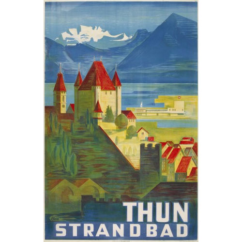 ETIENNE CLARE : 'Thun Strandbad' (DOBIASCHOFSKY AUKTIONEN AG)