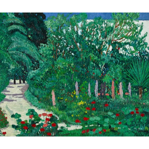 ROGER KATHY : Sonnige Gartenpartie (DOBIASCHOFSKY AUKTIONEN AG)