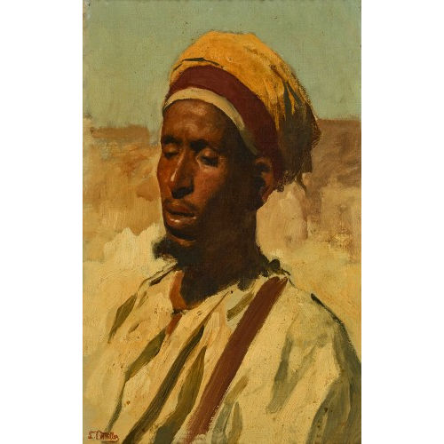 LEOPOLD CARL M�LLER : Bildnis eines Orientalen (DOBIASCHOFSKY AUKTIONEN AG)