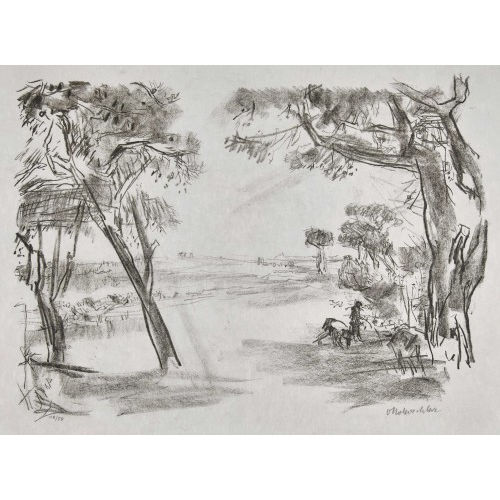 OSKAR KOKOSCHKA : Weite Landschaft (DOBIASCHOFSKY AUKTIONEN AG)