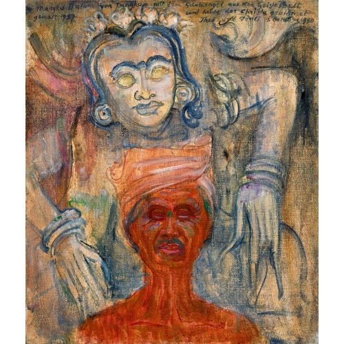 THEO (AUCH THEOMEIER) MEIER : 'Mangku Dalam von Tangkap mit dem Schutzengel aus der Geisterwelt' (DOBIASCHOFSKY AUKTIONEN AG)