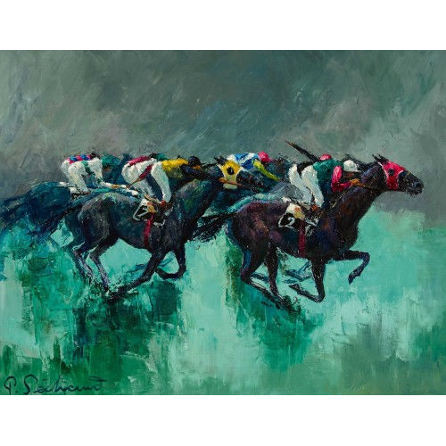 PAUL S�CHAUD : Das Pferderennen (DOBIASCHOFSKY AUKTIONEN AG)