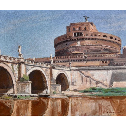 MAURICE BLANCHET : Le ch�teau Saint-Ange � Rome (DOBIASCHOFSKY AUKTIONEN AG)