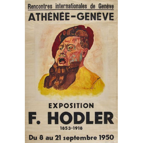 FERDINAND HODLER : 'Athen�e - Gen�ve F. Hodler 1950' (DOBIASCHOFSKY AUKTIONEN AG)