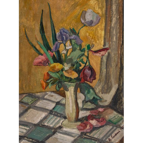 AUGUST CUENI : Blumenstillleben (DOBIASCHOFSKY AUKTIONEN AG)