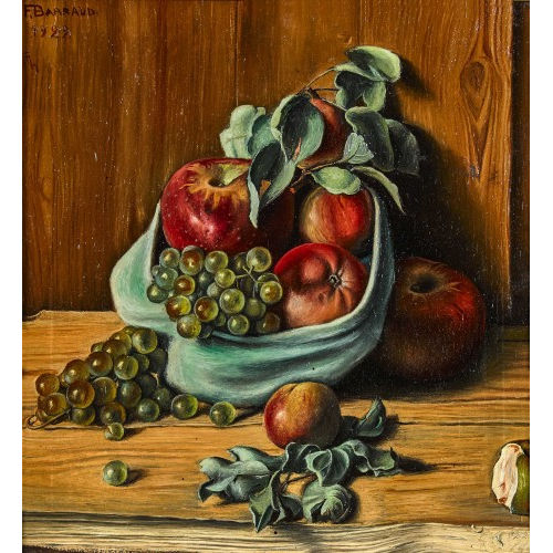 FRAN�OIS �MILE BARRAUD : 'Pommes et raisins' (DOBIASCHOFSKY AUKTIONEN AG)
