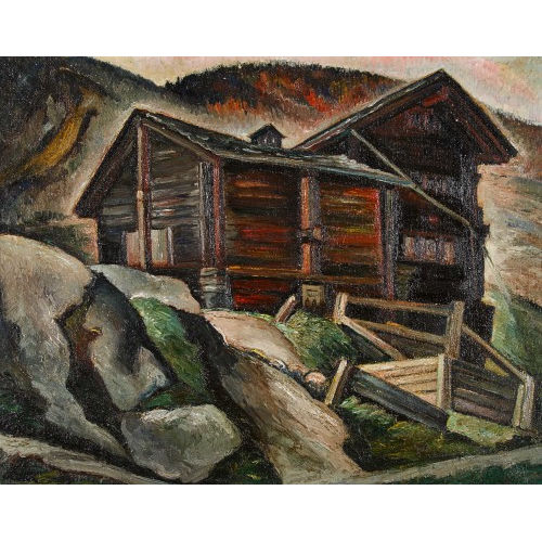 ALFREDO CINI : Mayen en Valais (DOBIASCHOFSKY AUKTIONEN AG)