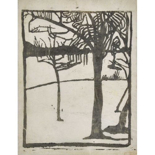 CUNO AMIET : 'Winterlandschaft mit B�umen' (DOBIASCHOFSKY AUKTIONEN AG)