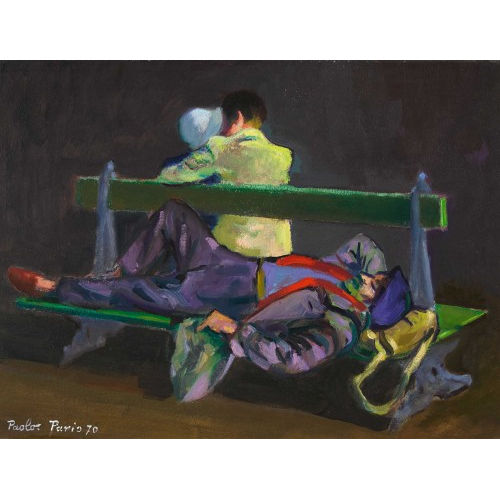PAUL JAKOB) PAOLO (EIGTL. M�LLER : Clochard (DOBIASCHOFSKY AUKTIONEN AG)