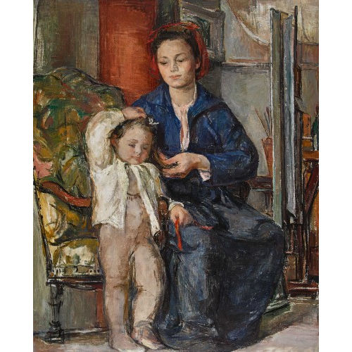NANETTE GENOUD : M�re et enfant (DOBIASCHOFSKY AUKTIONEN AG)