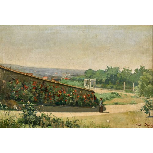 JEAN-DANIEL IHLY : Sommerliche Landschaftspartie (DOBIASCHOFSKY AUKTIONEN AG)