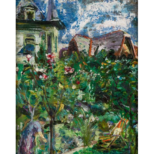 MARTIN LAUTERBURG : Sommerliche Gartenpartie (DOBIASCHOFSKY AUKTIONEN AG)