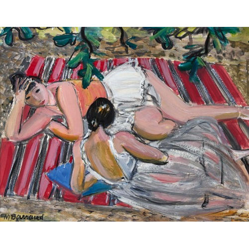 MAURICE BARRAUD : Das intime Gesprch unter dem Baum (DOBIASCHOFSKY AUKTIONEN AG)