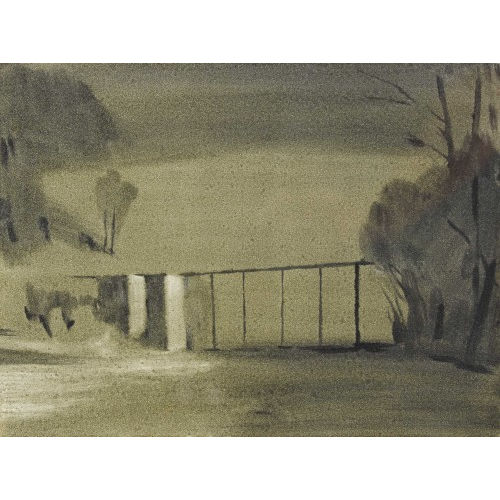 G�RARD DE PAL�ZIEUX : 'Le Bisse � Rarogne' (DOBIASCHOFSKY AUKTIONEN AG)