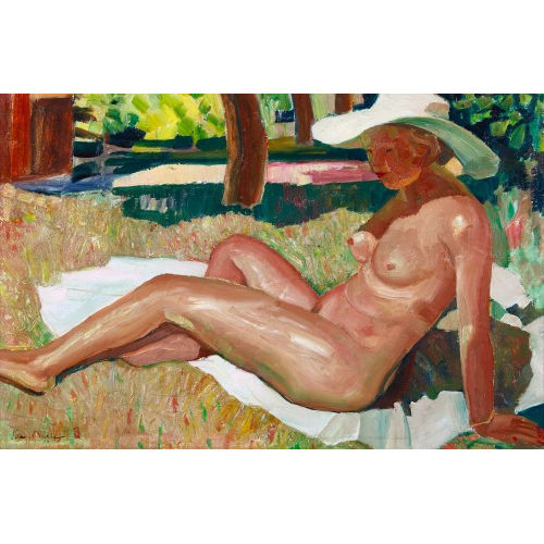 EDMOND BILLE : La baigneuse (DOBIASCHOFSKY AUKTIONEN AG)