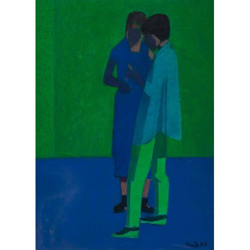 WALTER MAFLI : Deux personnages (DOBIASCHOFSKY AUKTIONEN AG)