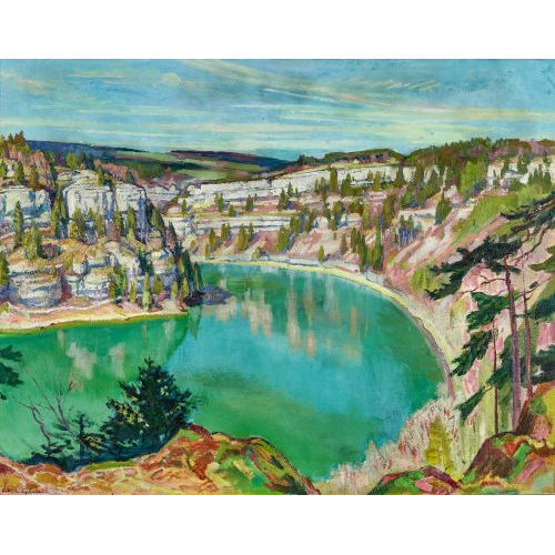 CHARLES L′EPLATTENIER : 'Lumire d′avril' (DOBIASCHOFSKY AUKTIONEN AG)