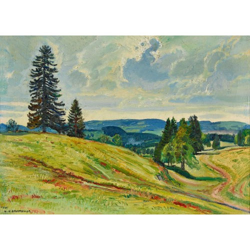 CHARLES L′EPLATTENIER : 'Contre jour' (DOBIASCHOFSKY AUKTIONEN AG)