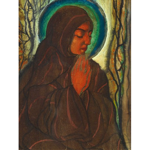 CHARLES-CLOS OLSOMMER : La sainte en prire (DOBIASCHOFSKY AUKTIONEN AG)