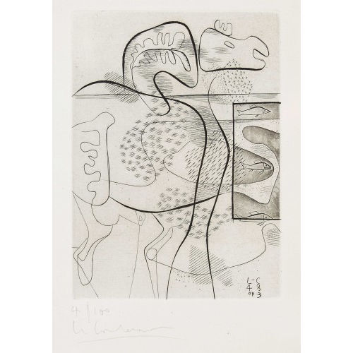 CHARLES-�DOUARD) LE CORBUSIER (EIGTL. JEANNERET : 'Dinosaure' (DOBIASCHOFSKY AUKTIONEN AG)