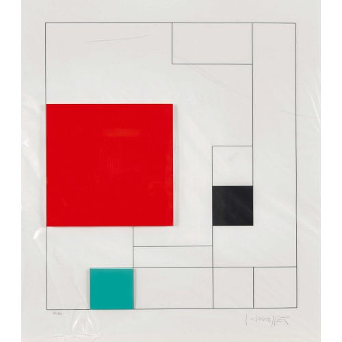 GOTTFRIED HONEGGER : Geometrische Komposition (DOBIASCHOFSKY AUKTIONEN AG)